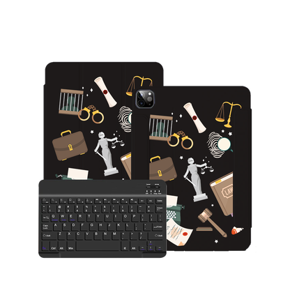 iPad / Android Tab Wireless Keyboard Flipcover - Lawyer