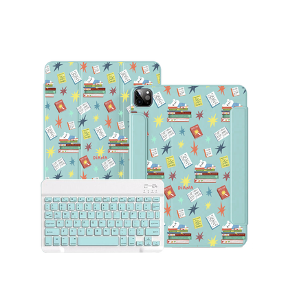 iPad / Android Tab Wireless Keyboard Flipcover - Let Me Sleep
