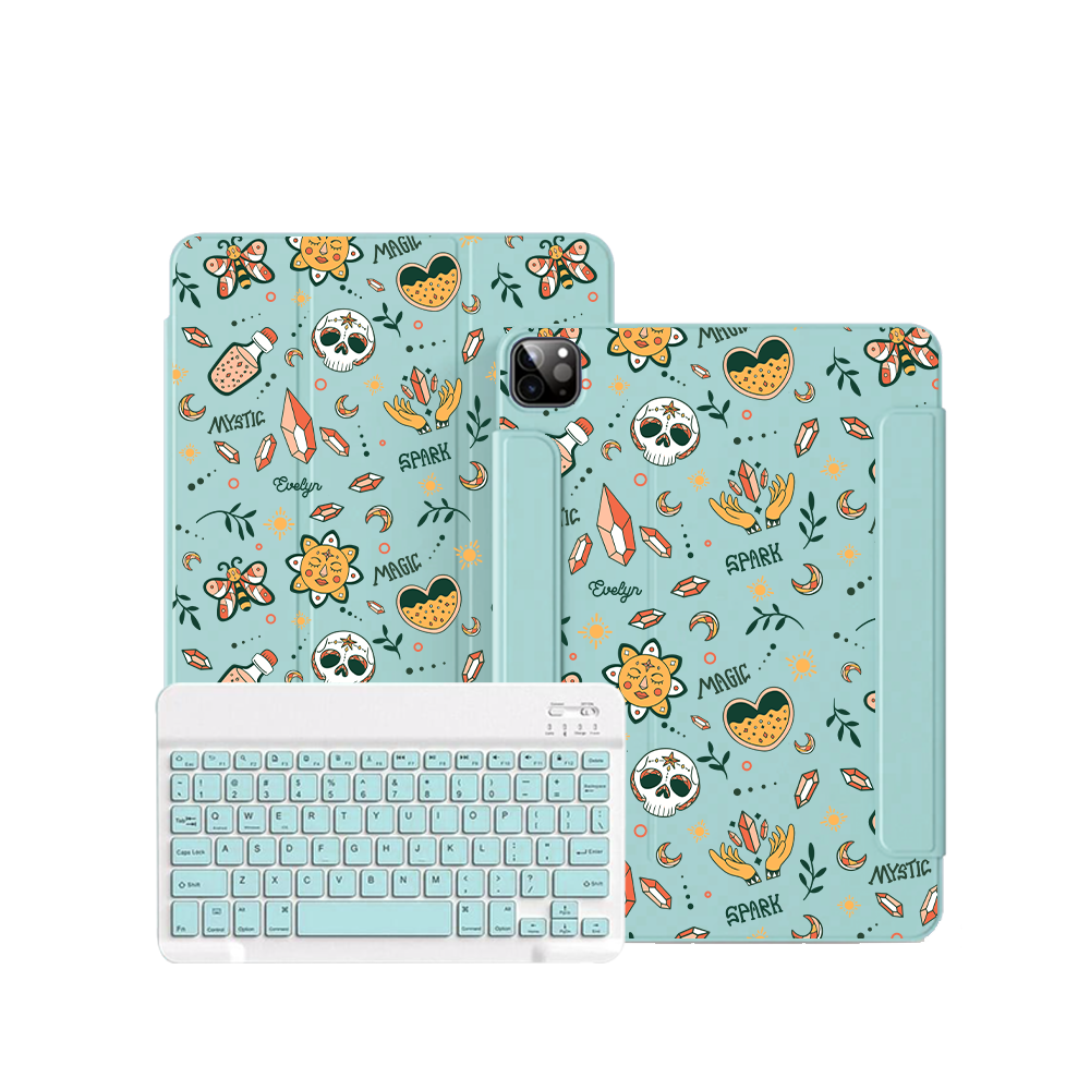 iPad / Android Tab Wireless Keyboard Flipcover - Mystic