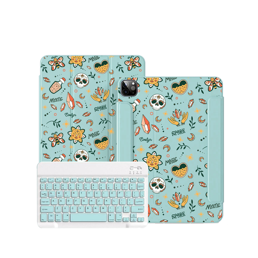 iPad / Android Tab Wireless Keyboard Flipcover - Mystic