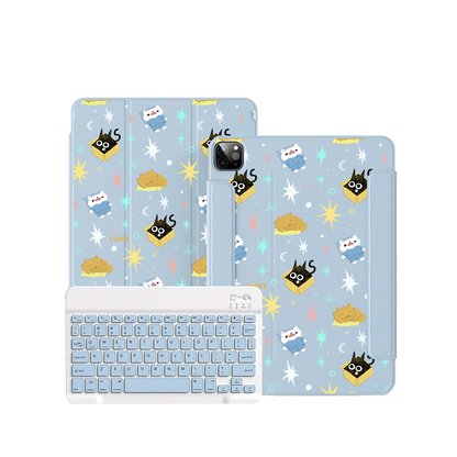 iPad / Android Tab Wireless Keyboard Flipcover - Nightover