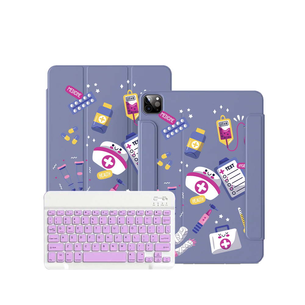 iPad / Android Tab Wireless Keyboard Flipcover - Nurse