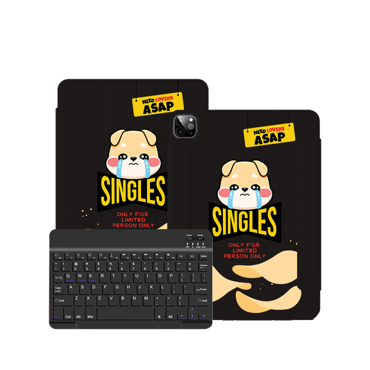 iPad Wireless Keyboard Flipcover - Singles