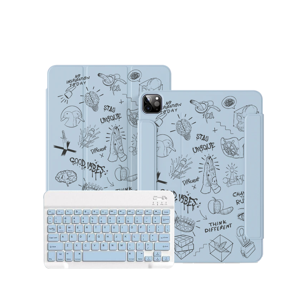 iPad / Android Tab Wireless Keyboard Flipcover - Stay Unique 2.0