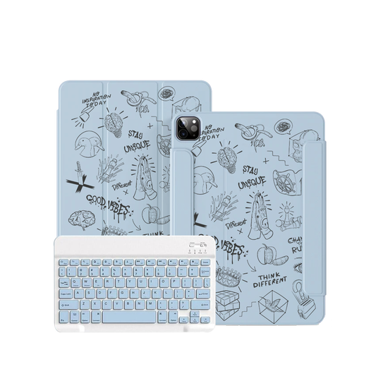 iPad / Android Tab Wireless Keyboard Flipcover - Stay Unique 2.0