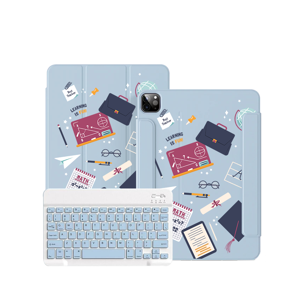 iPad / Android Tab Wireless Keyboard Flipcover - Teacher