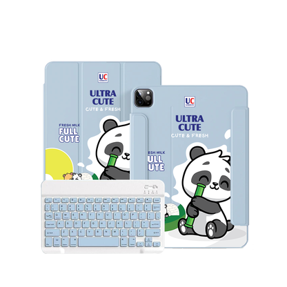 iPad / Android Tab Wireless Keyboard Flipcover - Ultra Cute