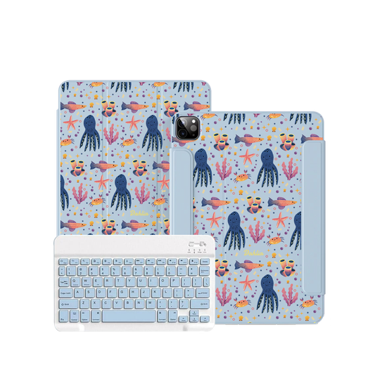 iPad / Android Tab Wireless Keyboard Flipcover - Underwater Dreams 1.0