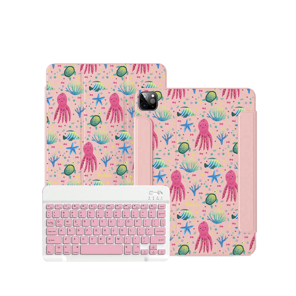 iPad / Android Tab Wireless Keyboard Flipcover - Underwater Dreams 2.0