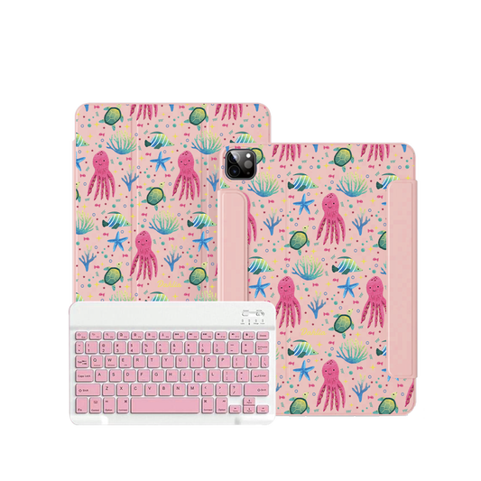 iPad / Android Tab Wireless Keyboard Flipcover - Underwater Dreams 2.0