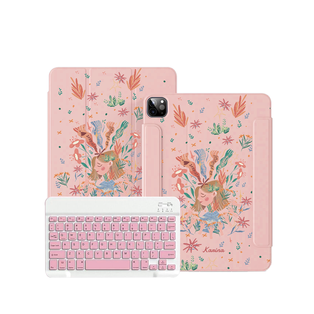 iPad / Android Tab Wireless Keyboard Flipcover - You Deserve Love