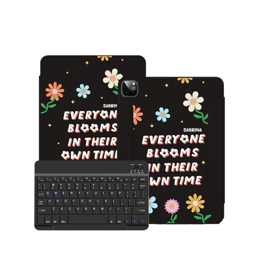 iPad / Android Tab Wireless Keyboard Flipcover - Blooms