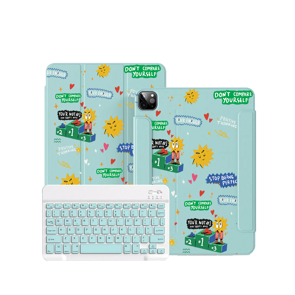 iPad Wireless Keyboard Flipcover - Selfless Love 4.0