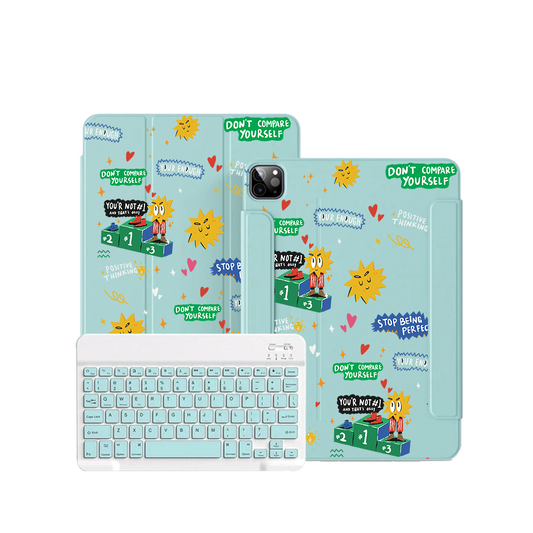 iPad Wireless Keyboard Flipcover - Selfless Love 4.0