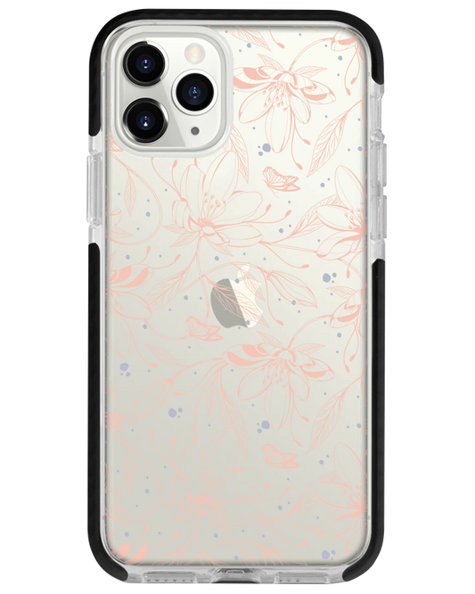 iPhone Rearguard Bumper - Sketchy Flower & Butterfly 1.0