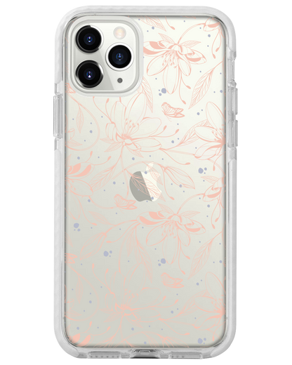 iPhone Rearguard Bumper - Sketchy Flower & Butterfly 1.0