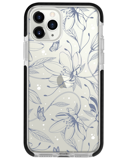 iPhone Rearguard Bumper - Sketchy Flower & Butterfly 2.0