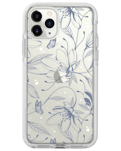 iPhone Rearguard Bumper - Sketchy Flower & Butterfly 2.0