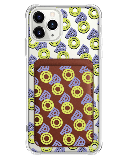 iPhone Magnetic Wallet Case - Initial 2.0 Monogram