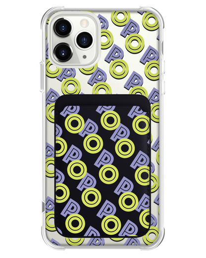 iPhone Magnetic Wallet Case - Initial 2.0 Monogram
