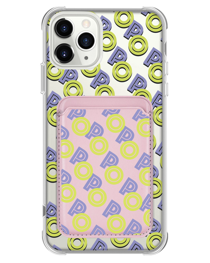 iPhone Magnetic Wallet Case - Initial 2.0 Monogram