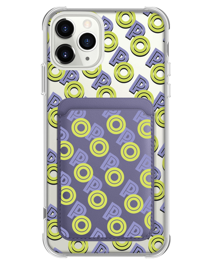 iPhone Magnetic Wallet Case - Initial 2.0 Monogram