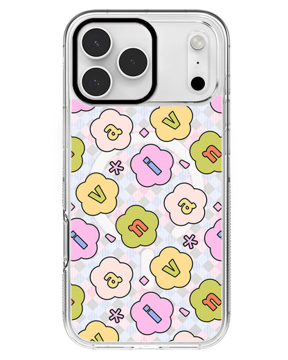 iPhone Rearguard MagSwap - CUSTOM MONOGRAM 3.0 Flower Petals 1.0
