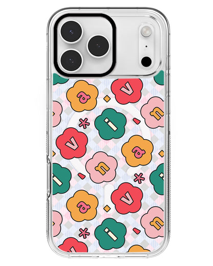 iPhone Rearguard MagSwap - CUSTOM MONOGRAM 3.0 Flower Petals 3.0