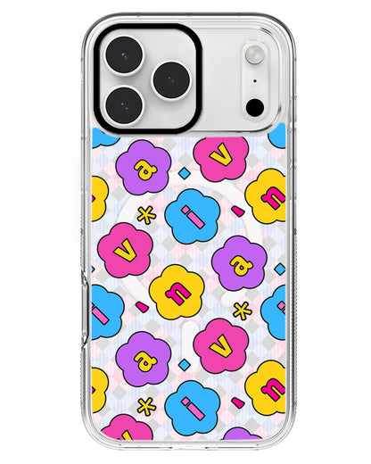 iPhone Rearguard MagSwap - CUSTOM MONOGRAM 3.0 Flower Petals 4.0