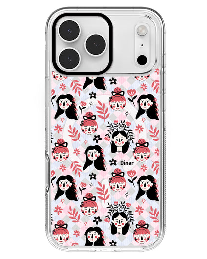 iPhone Rearguard MagSwap - Flowery Faces
