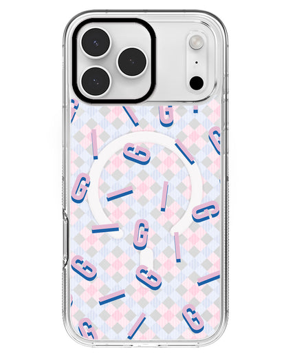 iPhone Rearguard MagSwap - CUSTOM MONOGRAM 1.0 Cotton Candy
