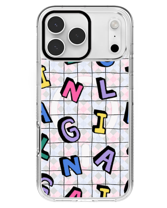 iPhone Rearguard MagSwap - Playful Monogram 2.0
