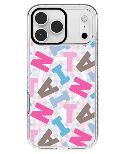 iPhone Rearguard MagSwap - Scattered Monogram 2.0