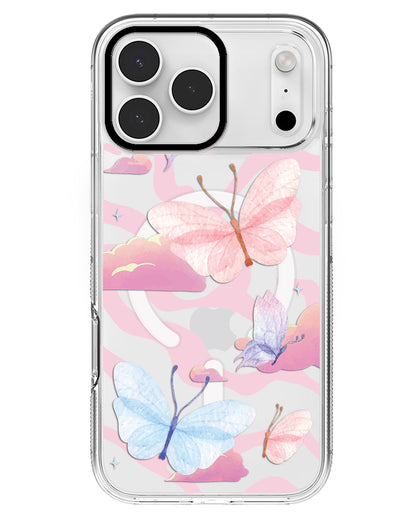 iPhone Rearguard MagSwap - Butterfly & Clouds
