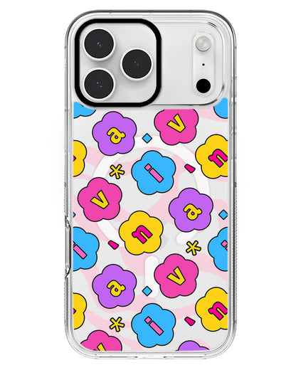 iPhone Rearguard MagSwap - CUSTOM MONOGRAM 3.0 Flower Petals 4.0