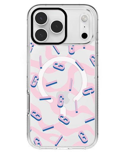 iPhone Rearguard MagSwap - CUSTOM MONOGRAM 1.0 Cotton Candy