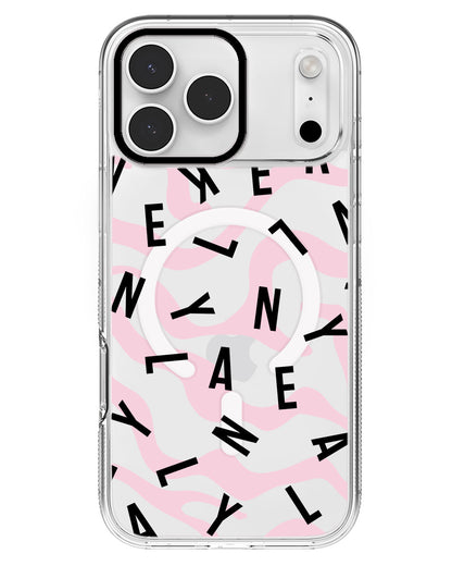 iPhone Rearguard MagSwap - CUSTOM MONOGRAM 2.0 Noir