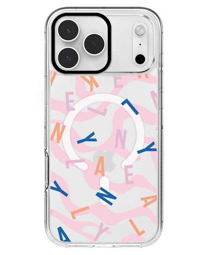 iPhone Rearguard MagSwap - CUSTOM MONOGRAM 1.0 Rainbow