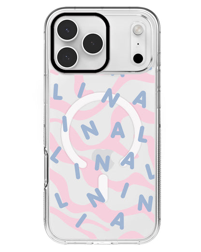 iPhone Rearguard MagSwap - CUSTOM MONOGRAM 2.0 Blue