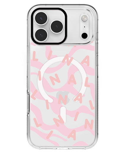 iPhone Rearguard MagSwap - CUSTOM MONOGRAM 2.0 Rosewater