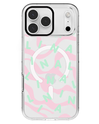 iPhone Rearguard MagSwap - CUSTOM MONOGRAM 2.0 Tosca