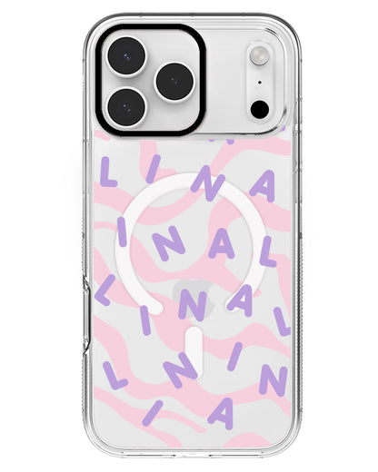 iPhone Rearguard MagSwap - CUSTOM MONOGRAM 2.0 Lilac
