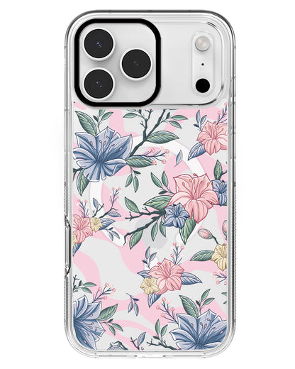 iPhone Rearguard MagSwap - Pink & Blue Floral