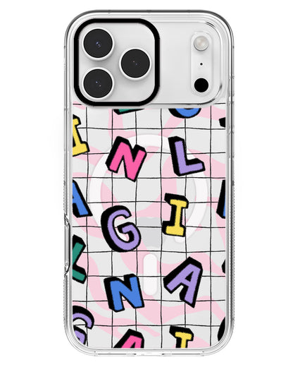 iPhone Rearguard MagSwap - Playful Monogram 2.0
