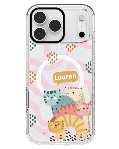 iPhone Rearguard MagSwap - Rainbow Meow 2.0