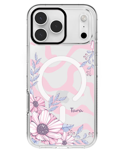 iPhone Rearguard MagSwap - Pink Blossom