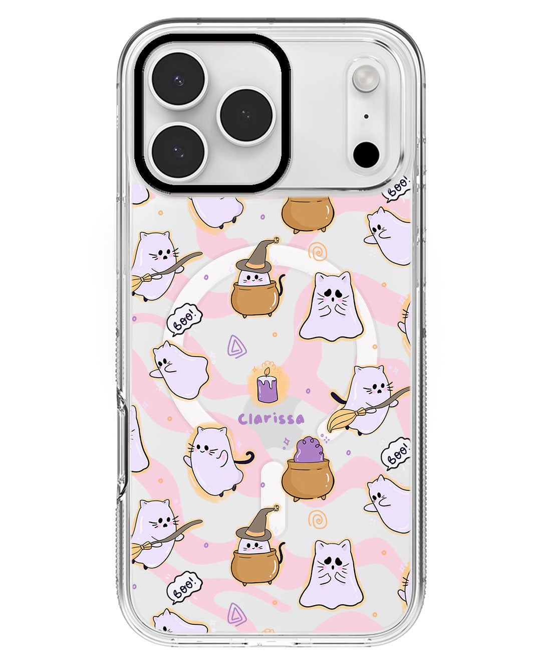 iPhone Rearguard MagSwap - Spooky Cat