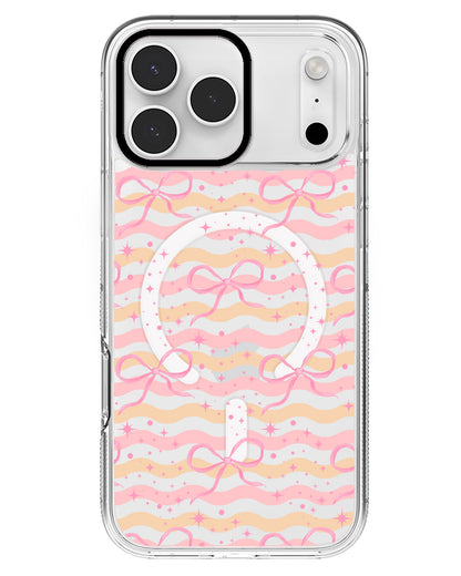 iPhone Rearguard MagSwap - Coquette Glittery Bow