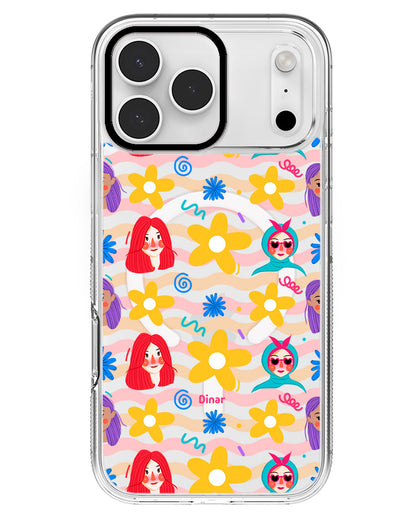 iPhone Rearguard MagSwap - Daisy Faces