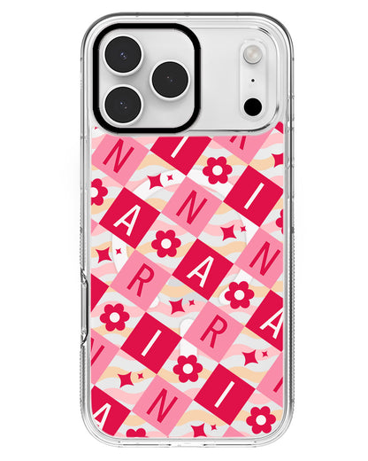 iPhone Rearguard MagSwap - CUSTOM MONOGRAM 3.0 Flower Grid 1.0